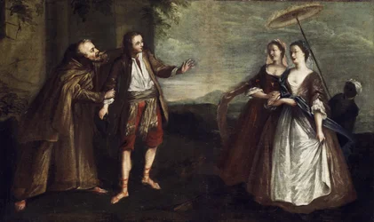 The Difficult Decision (Young Man Between Monastic and Secular Life)